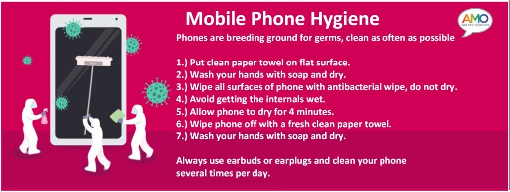 Mobile Phone Hygeine AMO