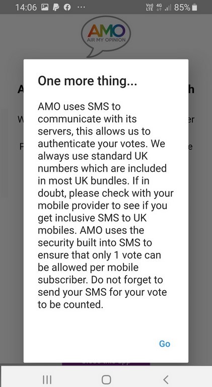 Android Disclaimer AMO